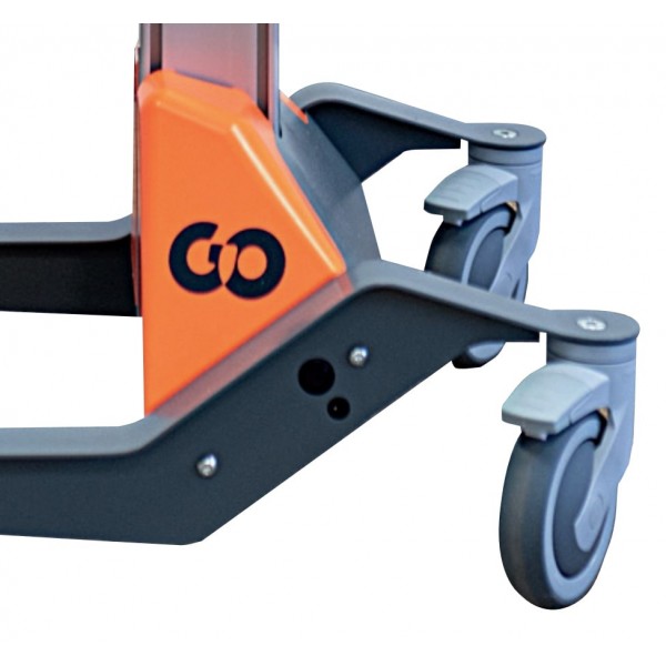 Wózek manipulacyjny GO 70 kg z platformą drewnianą 428 × 434 mm